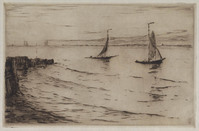KG 09078
<br/>
Havenhoofd bij Vlissingen
<br/>
<em>Storm van 's-Gravesande, Carel Nicolaas (1841-1924)</em>